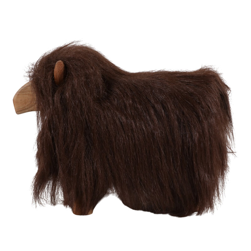 10x8" Faux Fur Highland Cow image number 4