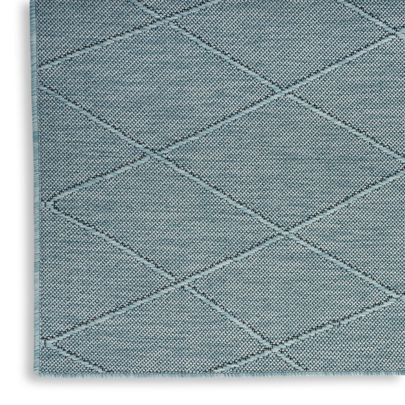 HomeRoots Geometric Indoor Outdoor Area Rug image number 2