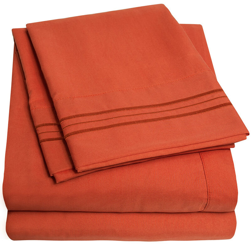 Ultra Soft 1800 Series Double Brushed Microfiber Sheet Set