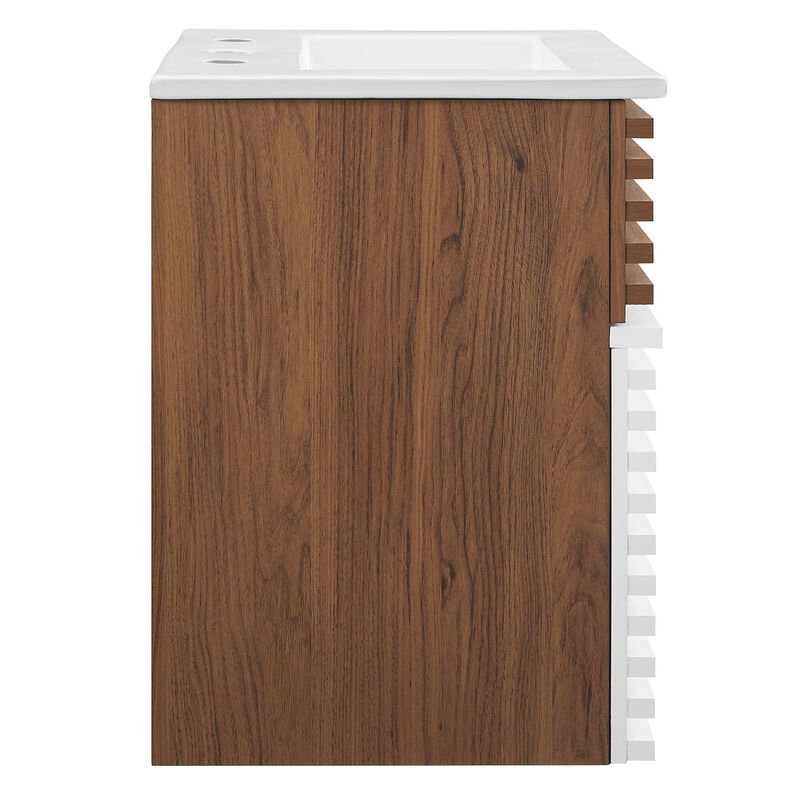 Render 18" Wall-Mount Bathroom Vanity image number 4