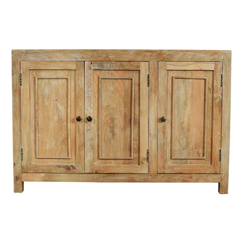 Bayside 54 3-Door Sideboard in Natural Finish