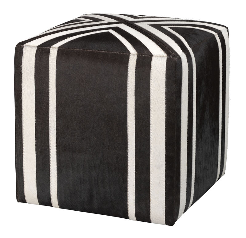 Nantucket Criss Cross Hide Ottoman