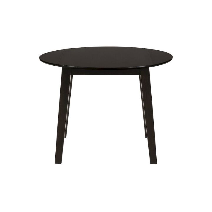 Jofran Simplicity Solid Wood Classic Round Drop-leaf Table