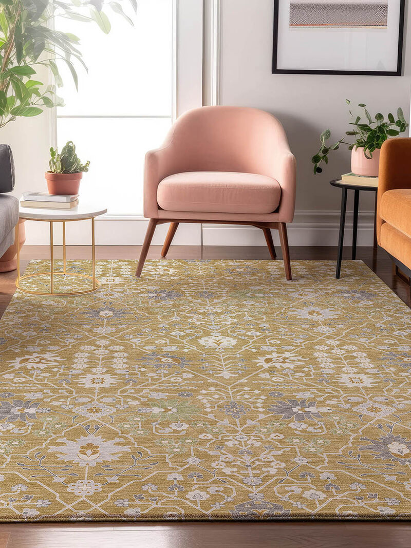 Tabrook TB12 Gold 10' x 14' Rug