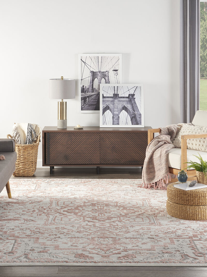 Elation ETN10 Ivory/Brick 9' x 12' Rug