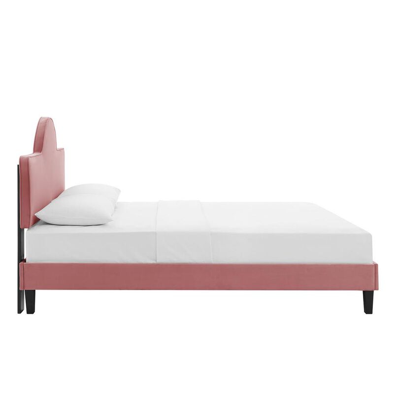 Soleil Performance Velvet King Bed image number 2