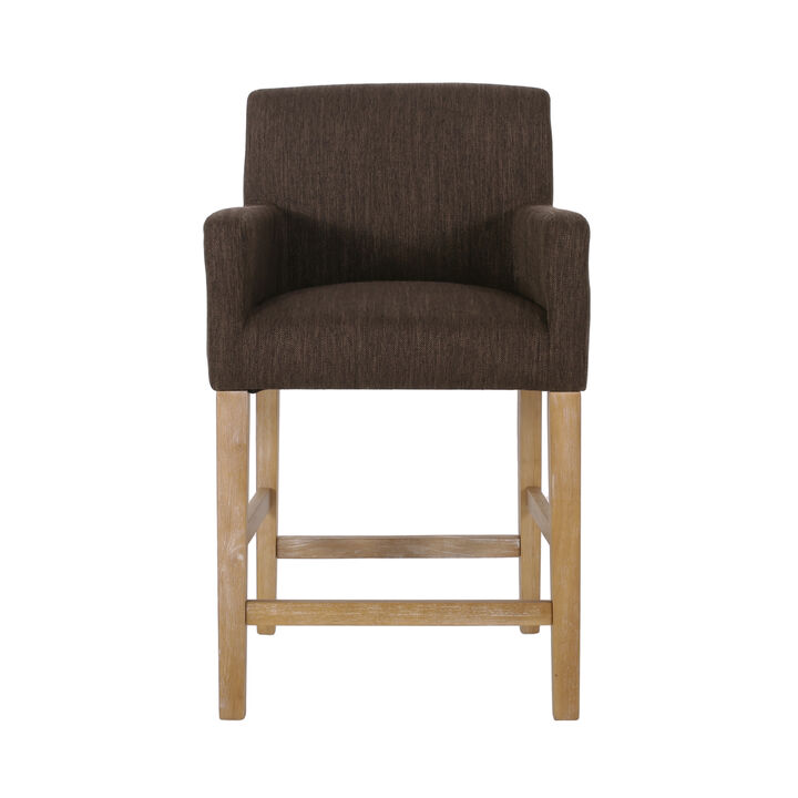 Merax Upholstered Counter Stools  Dining Chairs