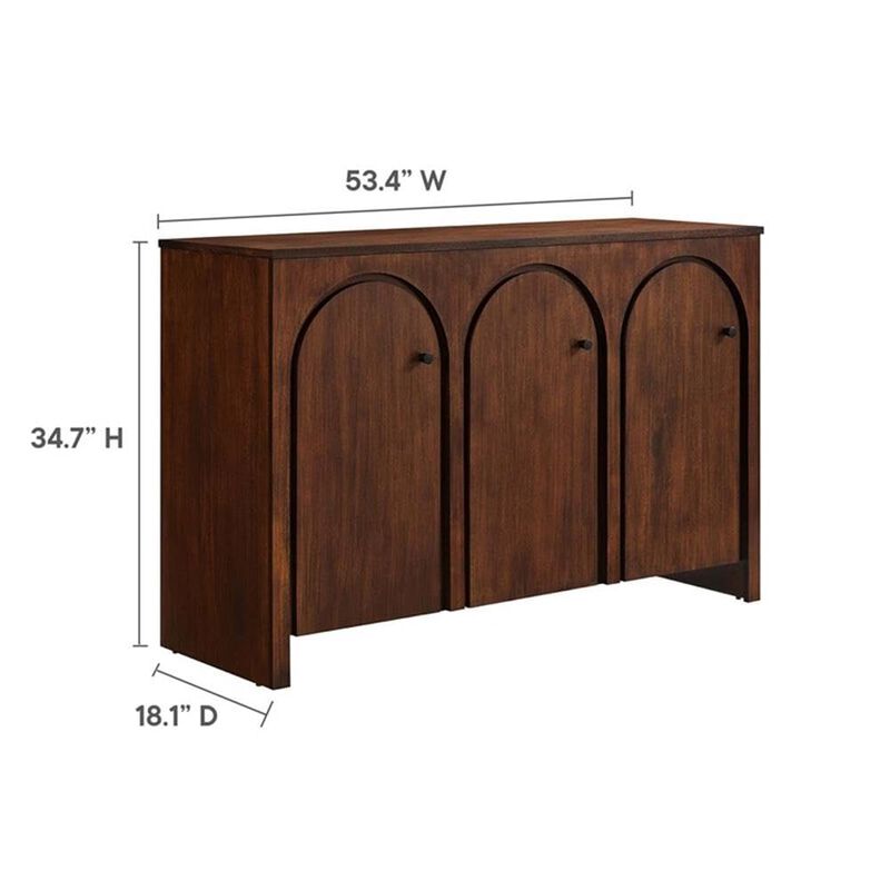 Appia 53 - Arched Door Accent Credenza image number 2