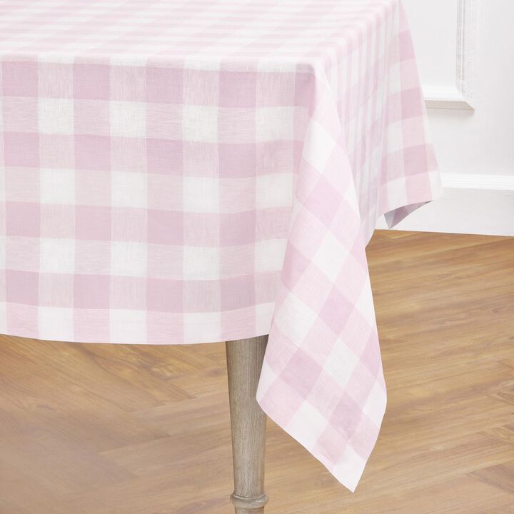 Solino Home 100% Pure Linen Tablecloth - Buffalo Check