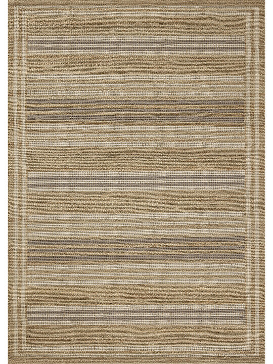 Judy JUD-03 Natural / Dove 2''3" x 3''9" Rug by Chris Loves Julia