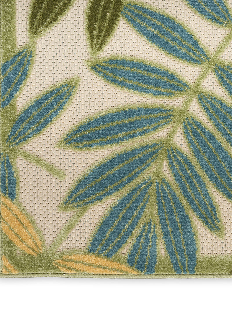 Aloha ALH18 Green/Multicolor 10' x 14' Rug