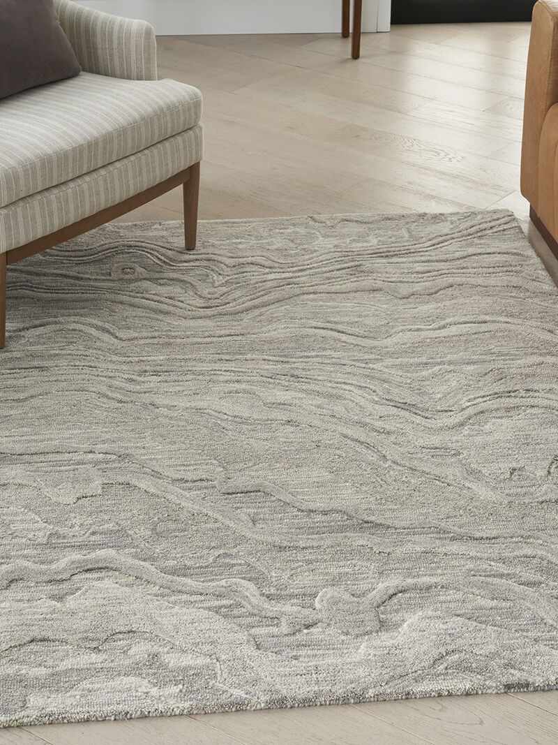Graceful GRU01 Gray 3'9" x 5'9" Rug