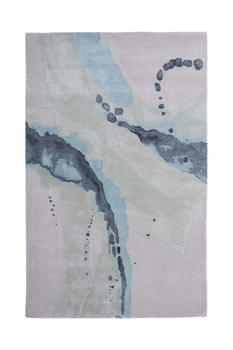 Kawai 8986F Green/Blue 9' x 12' Rug