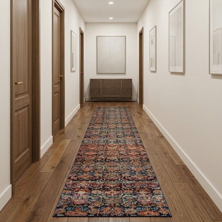 HomeRoots Ombre Runner Rug