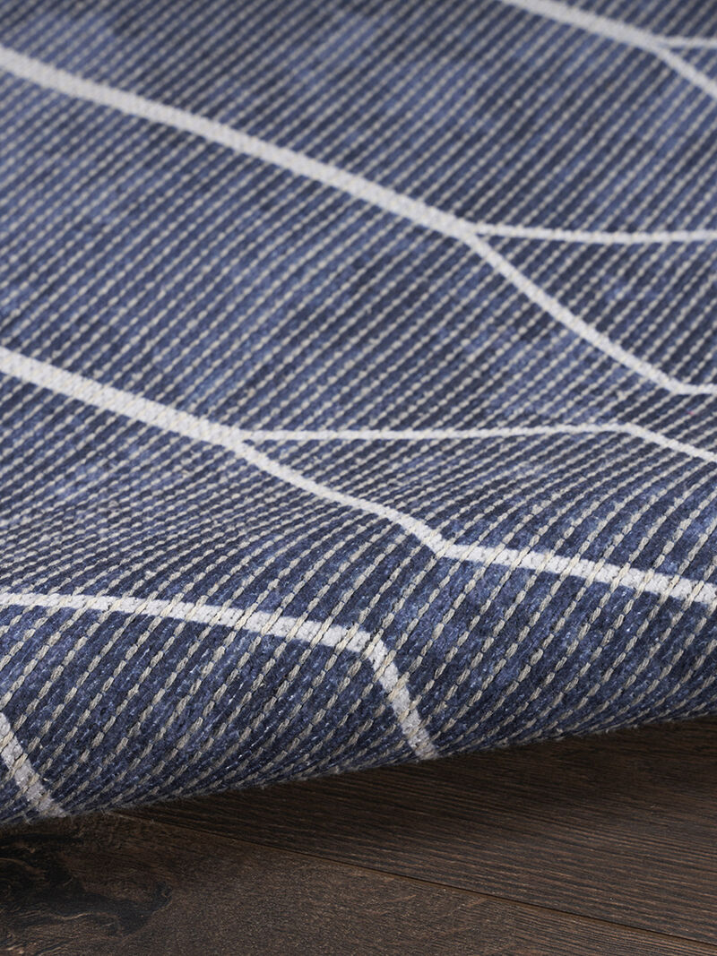 Machine Washable Series 1 SR107 Navy 9'2" x 12' Rug
