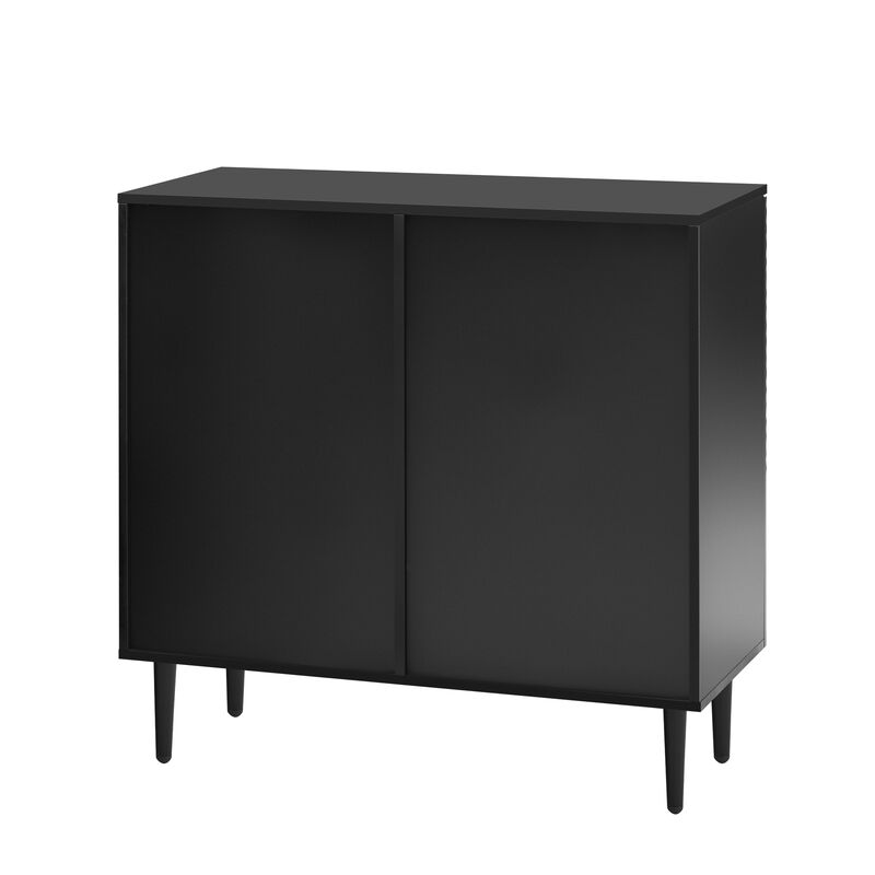 Merax Modern Minimalist Side Cabinet with Ample Storage