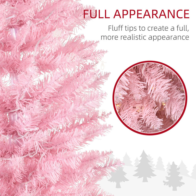 BreeBe 5' Artificial Pencil Christmas Tree with Realistic Branches image number 5