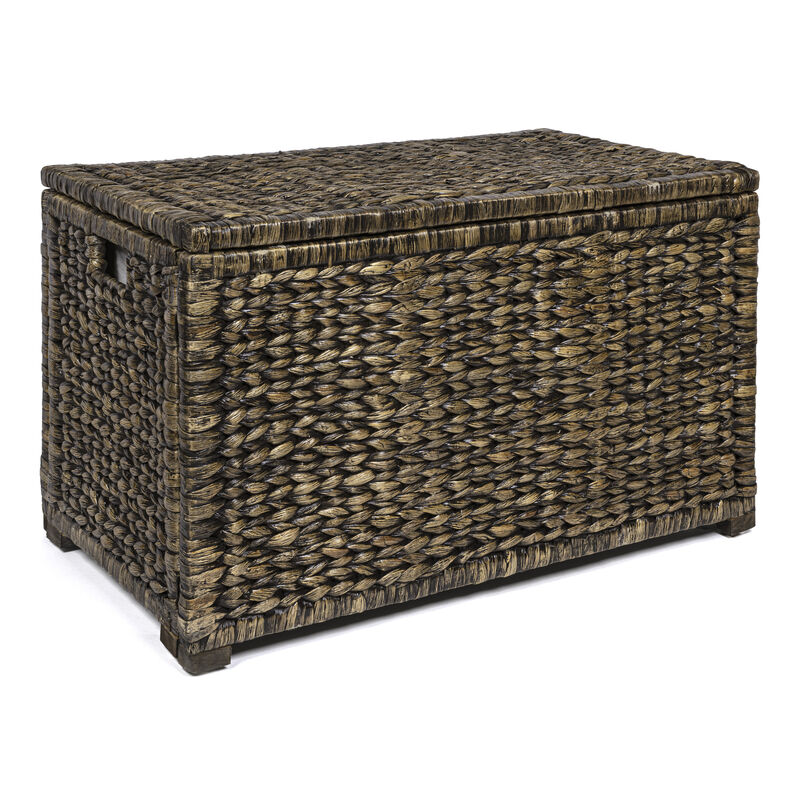 Anada Handwoven Wicker Weave Storage Trunk