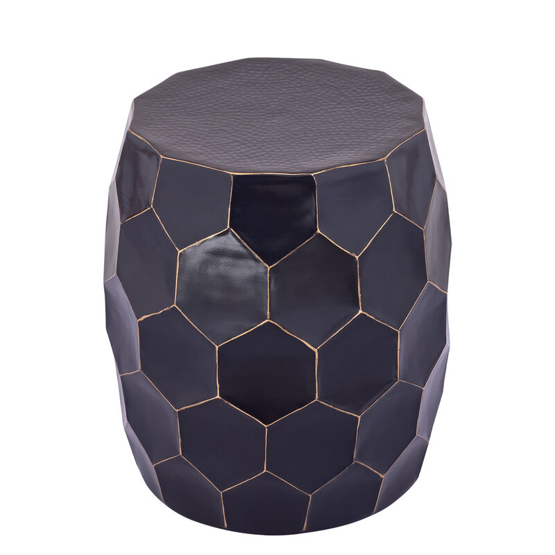 Gevorique Black Geometric End Table image number 0