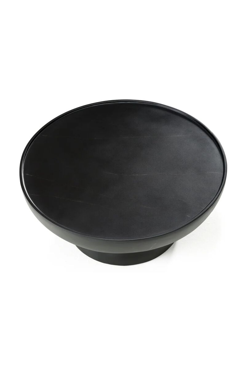 Black Fiberglass Coffee Table | OROA Modern Akron image number 3