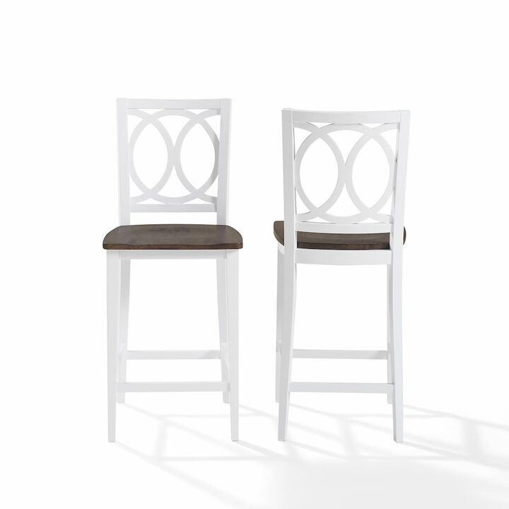 Charlotte 2-Piece Counter Height Bar Stool Set