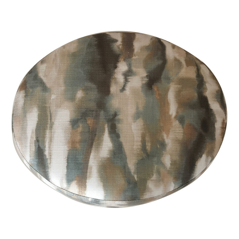 Gracie Mills Niko Modern Oval Accent Ottoman Chic Shape