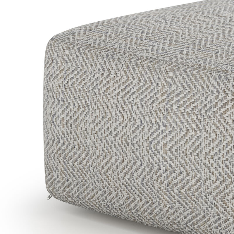 Nate 20 inch Square Pouf