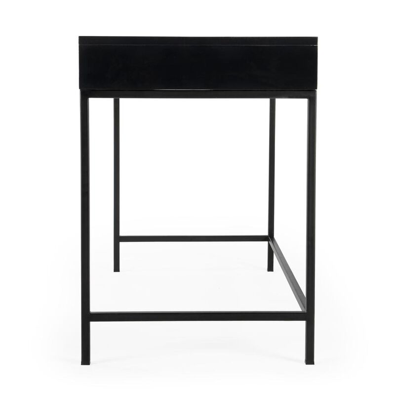 Butler Specialty Belka  Desk with Drawers, Black image number 5