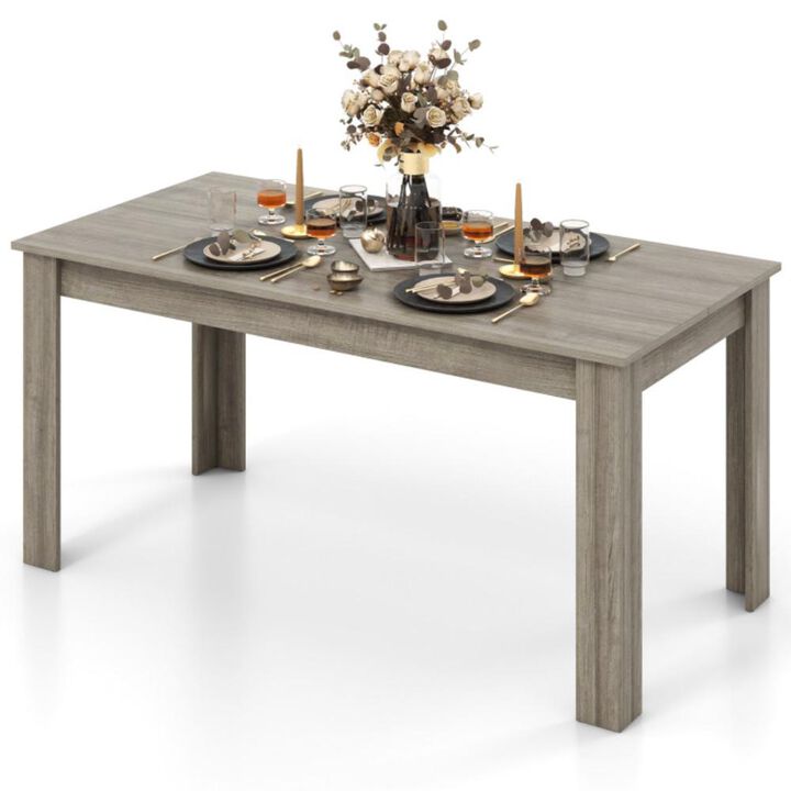 Hivvago Rectangular Modern Dining Kitchen Table.