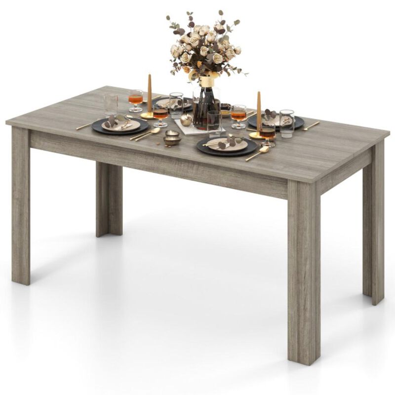 Hivvago Rectangular Modern Dining Kitchen Table.