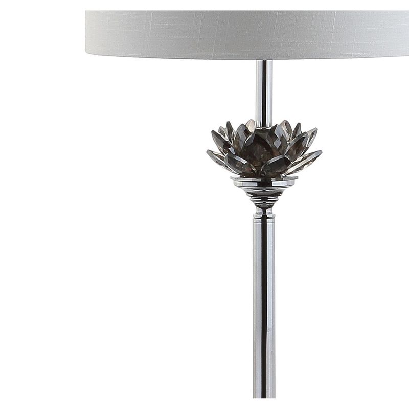 Amelia Crystal / Metal LED Floor Lamp