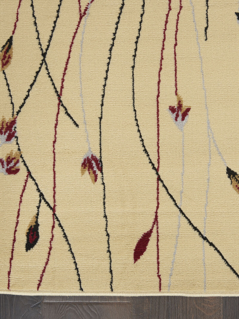 Grafix GRF15 Cream 3' x 5' Rug