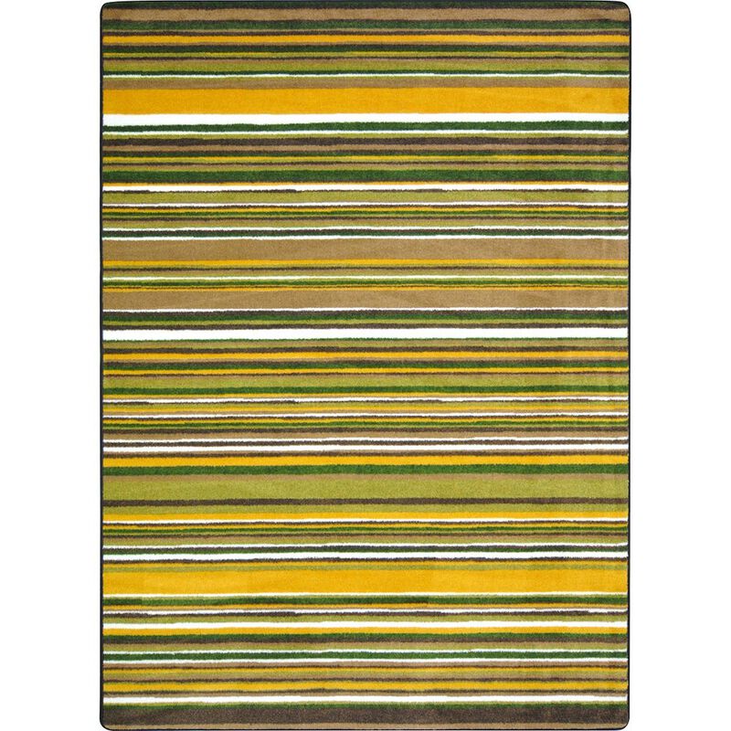 Joy Carpets Kid Essentials Latitude 3'10 x 5'4 Area Rug in Color Rainforest