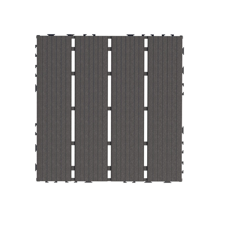 Streamdale Patio Deck Tiles: 44 Pack for All-Weather Use