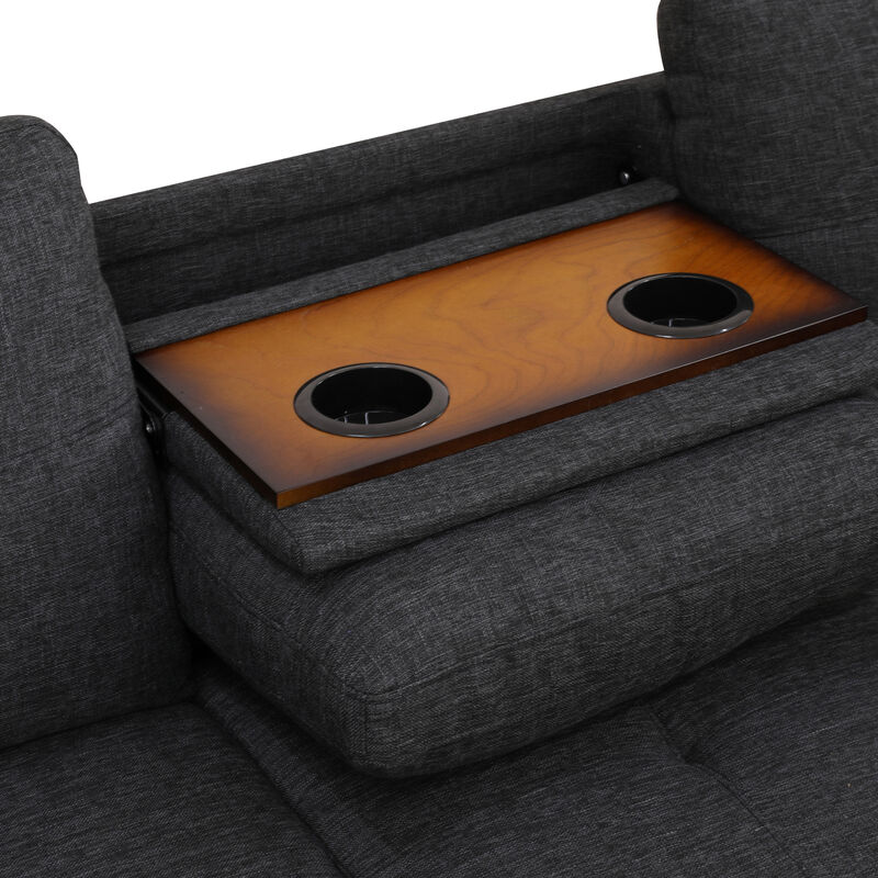 Lesfur L-Shaped Sectional Couch image number 3