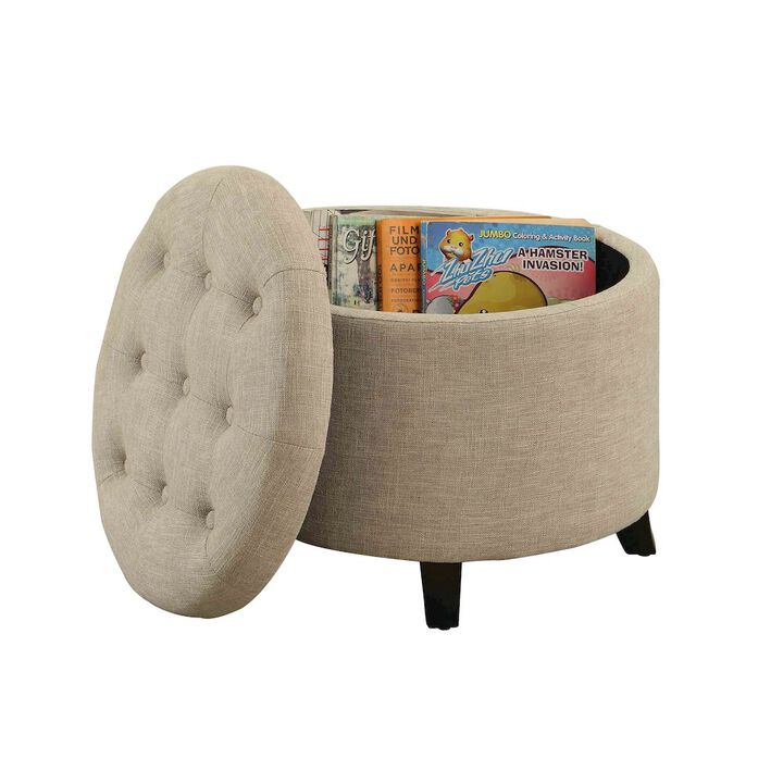 Convience Concept, Inc. Designs4Comfort Round Storage Ottoman