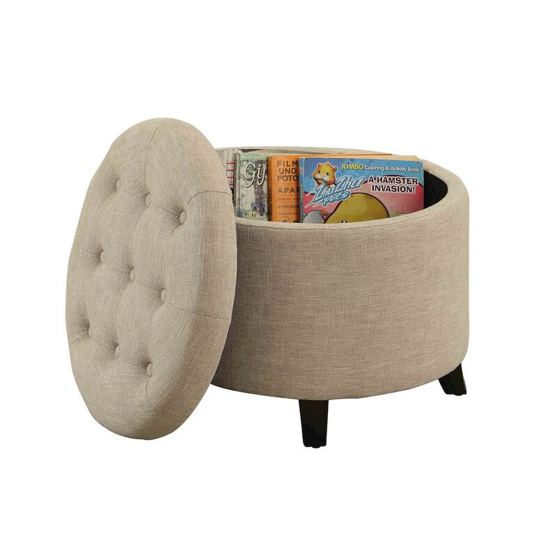 Convience Concept, Inc. Designs4Comfort Round Storage Ottoman