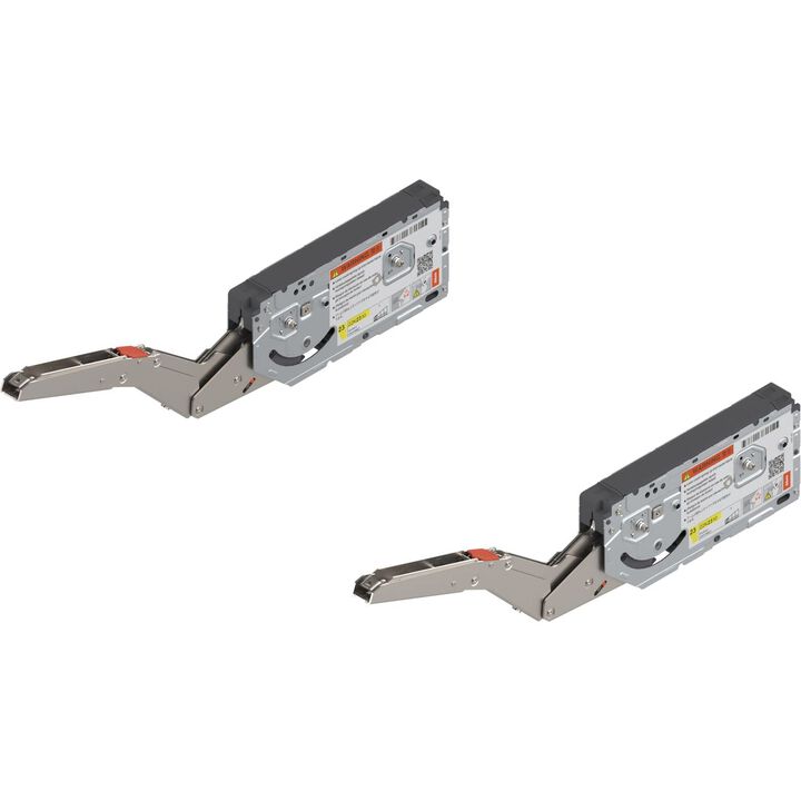 Blum Aventos HK TOP Power Storage Device tip-on for Handle-Less Flap System (Flap Fitting) Including Adhesive Plate, LF 1730-520