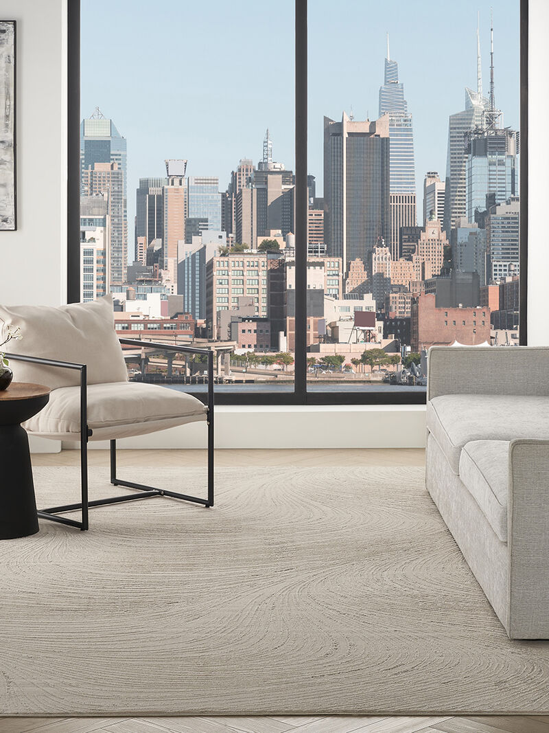 Central Park West CEP02 Beige 9' x 12' Rug