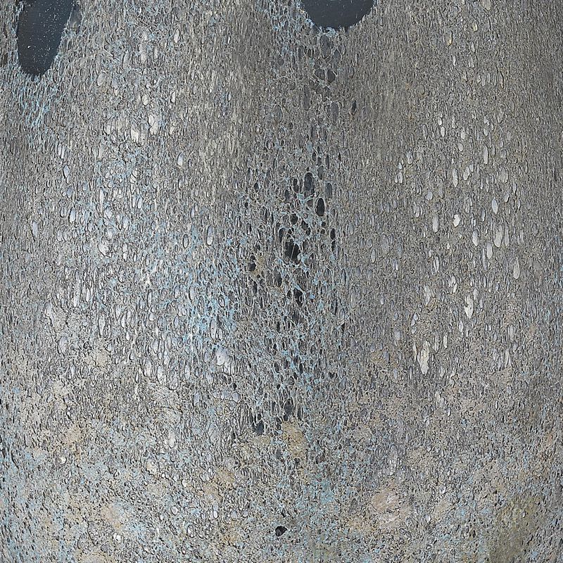 Hivvago 30" Teal Blue Concrete Table Lamp With Cream Empire Shade