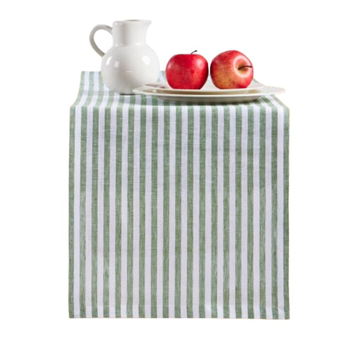 Solino Home 100% Pure Linen Table Runner - Amalfi Stripe