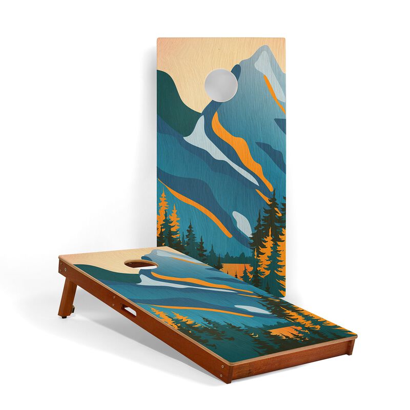 2ft x 4ft Graphic Wood Classic Cornhole Set | National Parks Inspired Collection image number 0