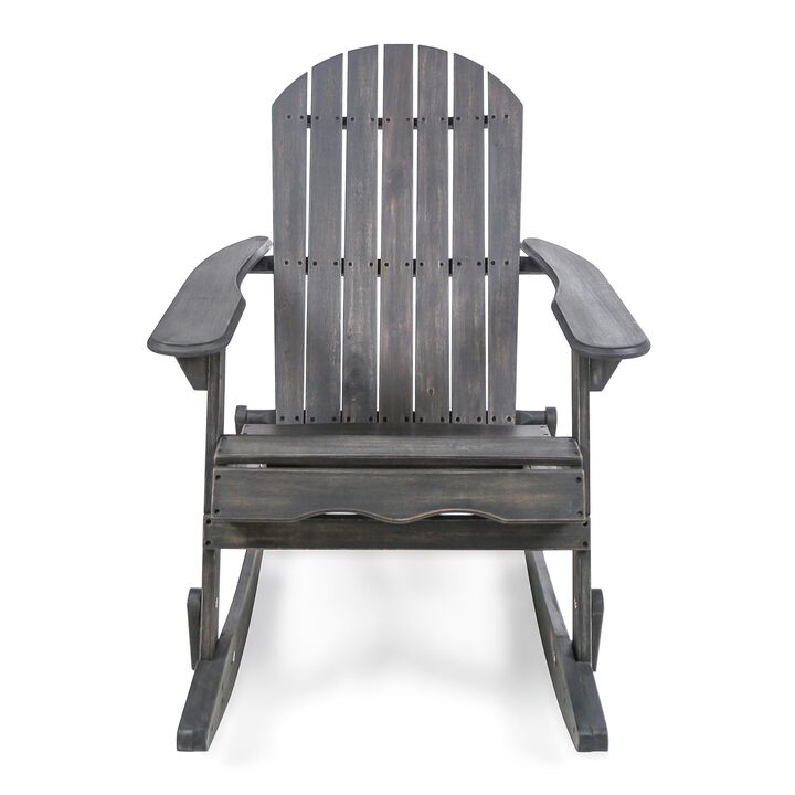Hivvago Handcrafted Adirondack Rocker Chair