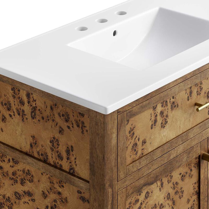 Modway Elysian 36 Wood Bathroom Vanity image number 7