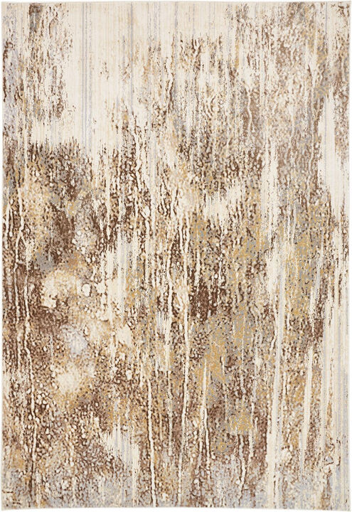HomeRoots Abstract Non Skid Area Rug