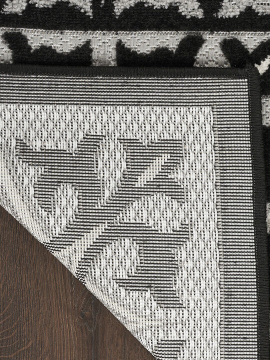 Aloha ALH34 Black/White 3'6" x 5'6" Rug