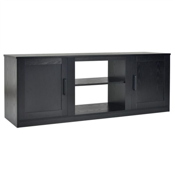 58 Inch TV Stand with 1500W Faux Fireplace for TVs up to 65 Inch