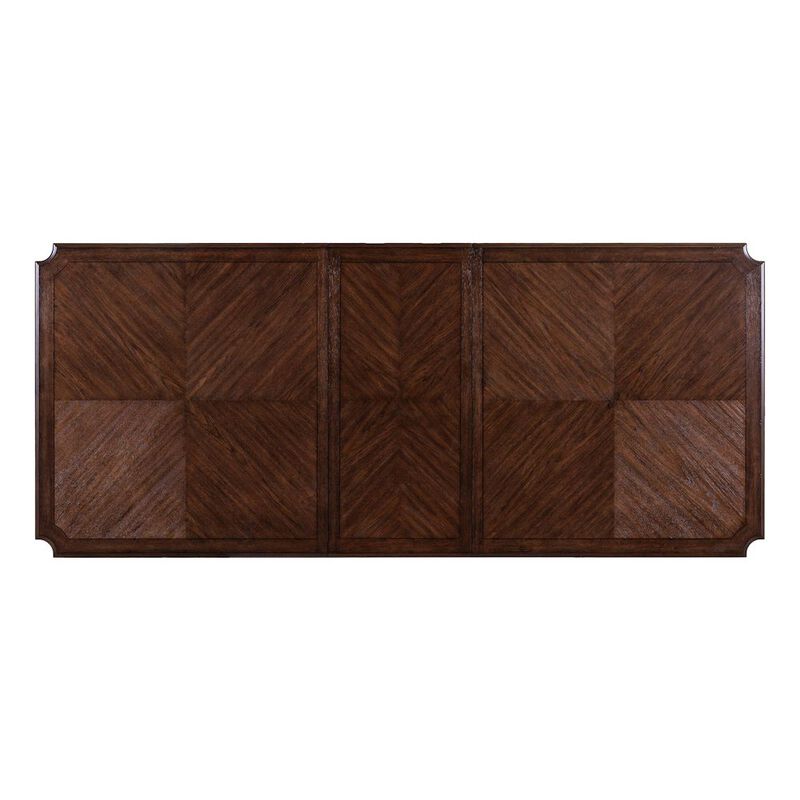 Liberty Furniture Table for Dining Room with 20" Self Storing Leaf - Chateau Brown Hickory Wood image number 2