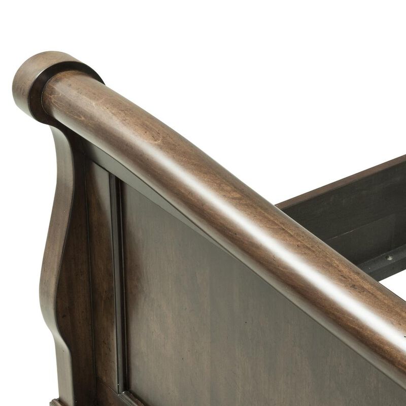 Liberty Furniture Rustic Traditions Queen Sleigh Bed in Rustic Cherry image number 6