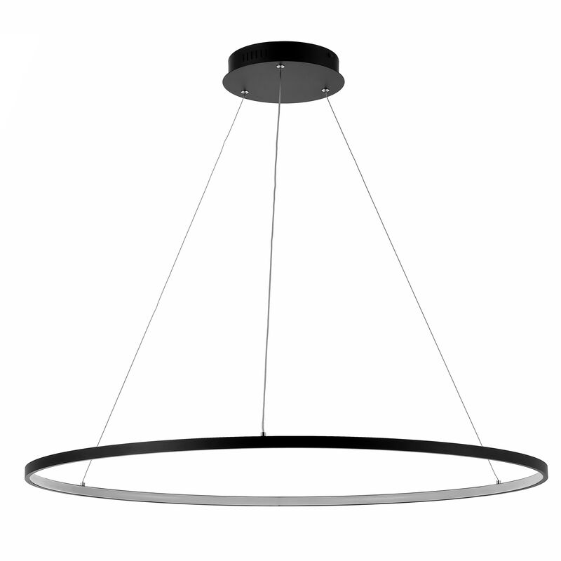 Brice Modern Contemporary Metal Round Dimmable Integrated LED Pendant image number 8